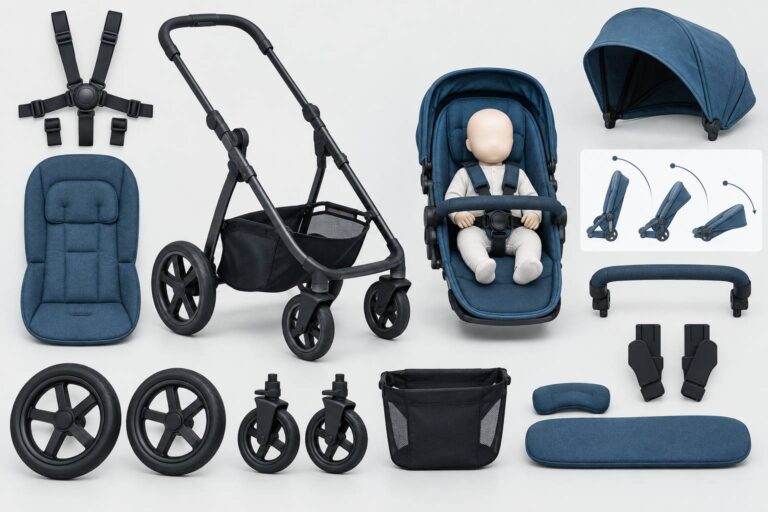 Poussette : à partir de quel âge l&rsquo;assise peut être utilisée