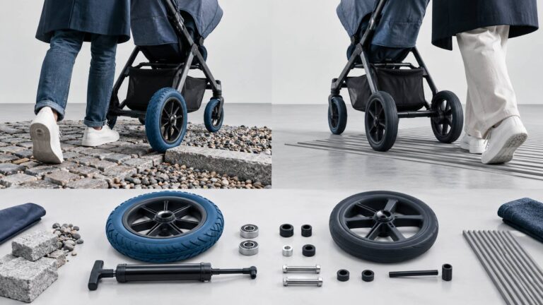 Roues gonflables ou pleines : ce que change chaque type