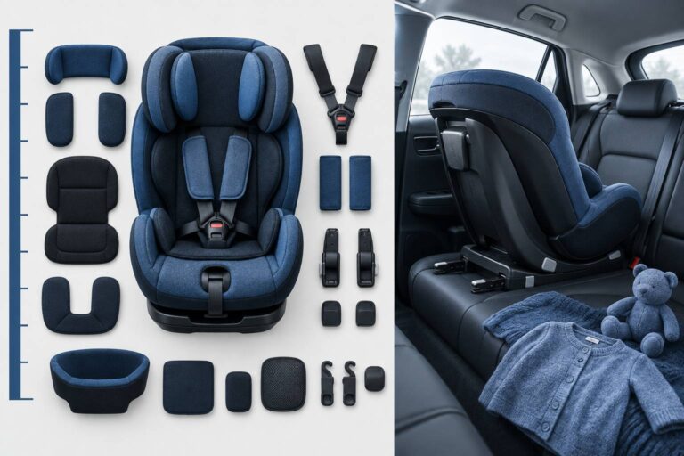 Siège auto groupe 1 : correspondances avec les tailles i-Size